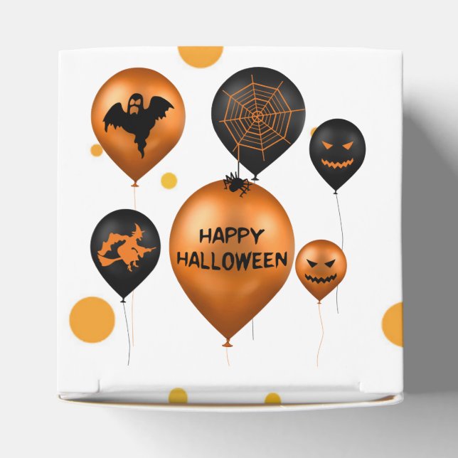 Happy Halloween Party Balloons Favour Box (Top)