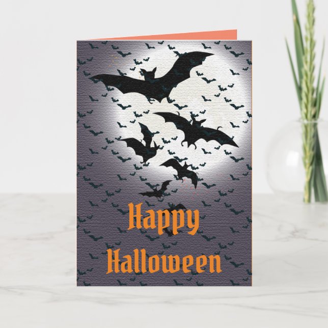 Happy Halloween Party Card (Front)