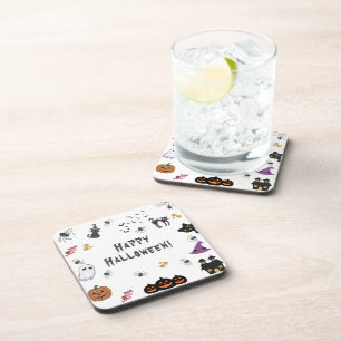 Happy Halloween Party Coaster