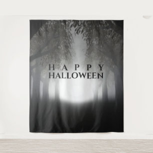 Happy Halloween Party Costume Photo Booth Backdrop Tapestry
