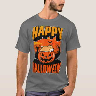 Happy Halloween Party Cute Napping Kawaii Puppy Do T-Shirt