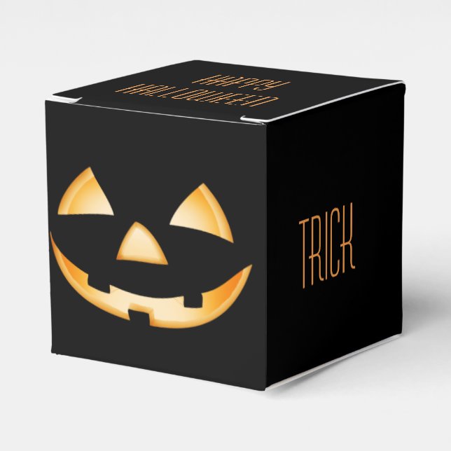 Happy Halloween Party Favour Box (Front Side)