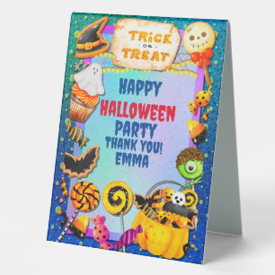 Happy Halloween party filled with trick-or-treat
