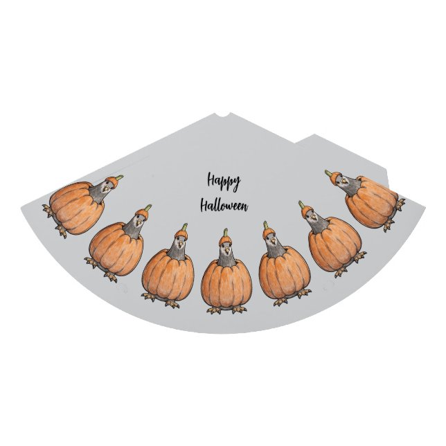 Happy Halloween Party Hat with Dove (Front)