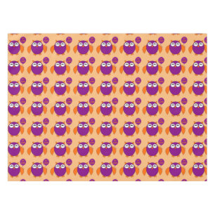 Happy Halloween Party Owl Tablecloth