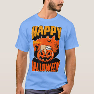 Happy Halloween Party Spooky Cemetery Napping Slot T-Shirt