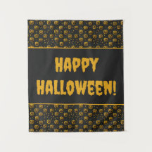 Happy halloween party spooky pumpkin cartoon dark