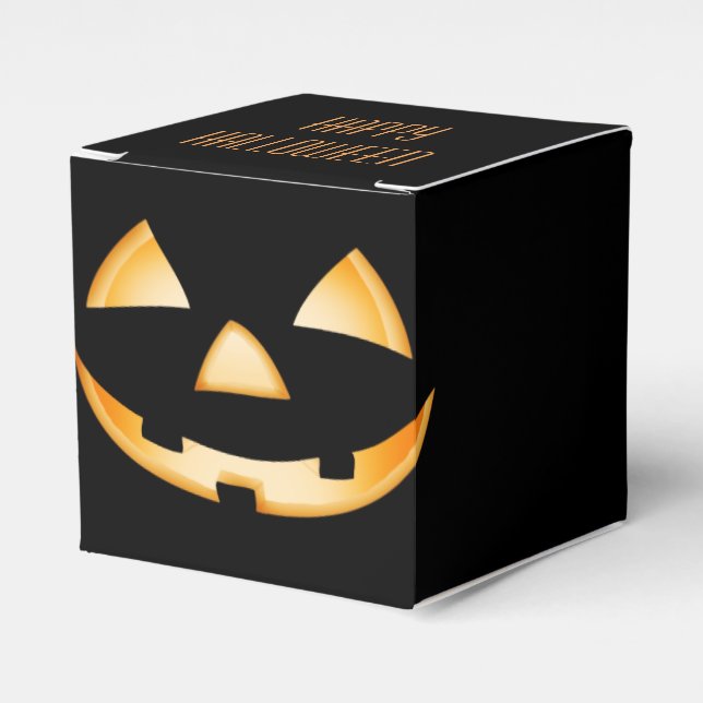 Happy Halloween Party Treat Box (Front Side)