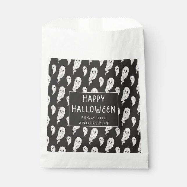 Happy Halloween party treat gift bag (Front)