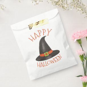 Happy Halloween Party Witch Costume Hat Favour Bags