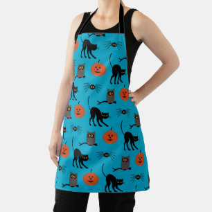 Happy Halloween Pattern Apron