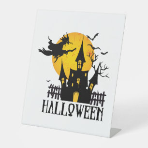 Happy Halloween         Pedestal Sign