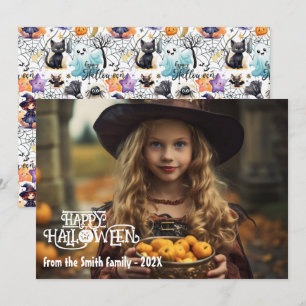 Happy Halloween Photo Card Season's Greetings