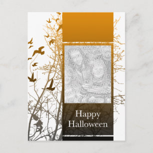 happy halloween photo card : silhouscreen