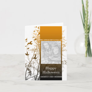 happy halloween photo card : silhouscreen