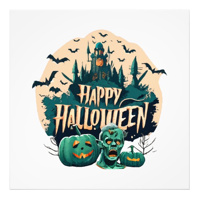 Happy Halloween Photo Print (Front)