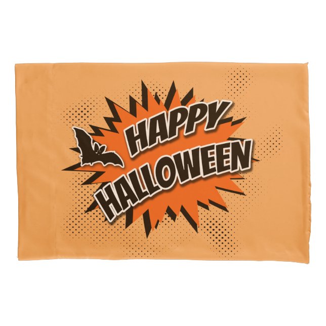 Happy Halloween Pillowcase (Front)