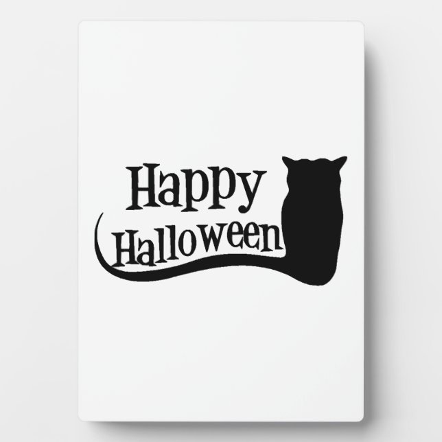 happy halloween     plaque (Front)