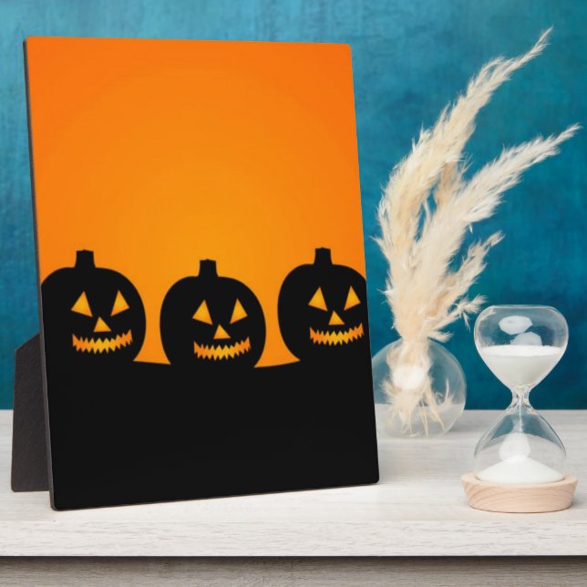 Happy Halloween Plaque (Side)