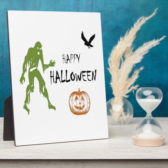 Happy Halloween Plaque (Side)