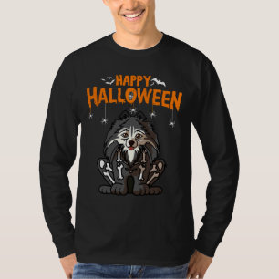 Happy Halloween Pomeranian Dog Lover T-Shirt