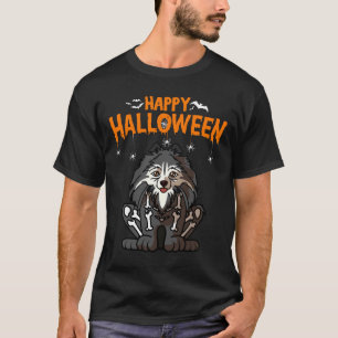Happy Halloween Pomeranian Dog Lover T-Shirt