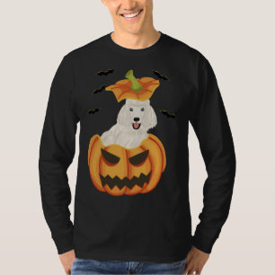 Happy Halloween Poodle Dog Lover Pumpkin Jack O La T-Shirt