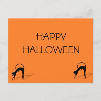 "HAPPY HALLOWEEN"  Postcard