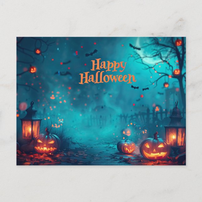 Happy Halloween Postcard (Front)