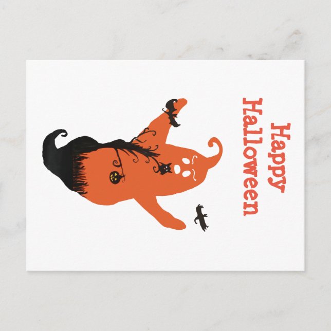 Happy Halloween Postcard (Front)
