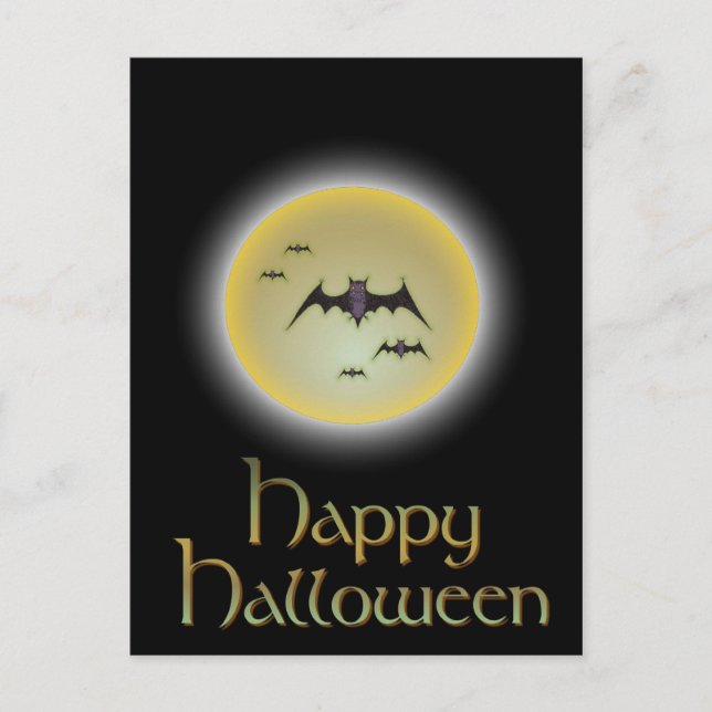 Happy Halloween Postcard (Front)