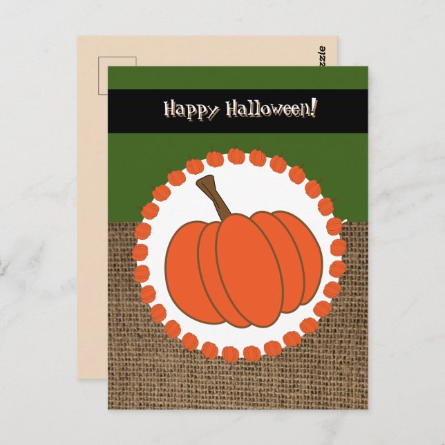 Happy Halloween Postcard (Front/Back)