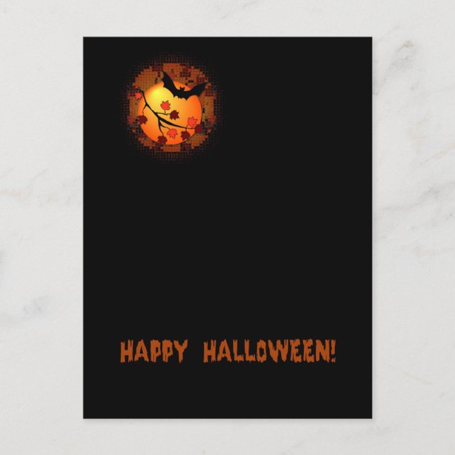 Happy Halloween Postcard (Front)
