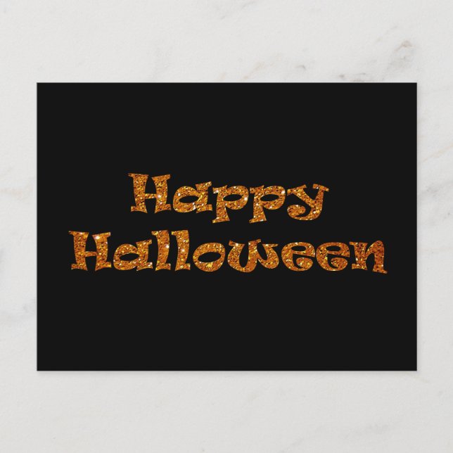 Happy Halloween Postcard (Front)