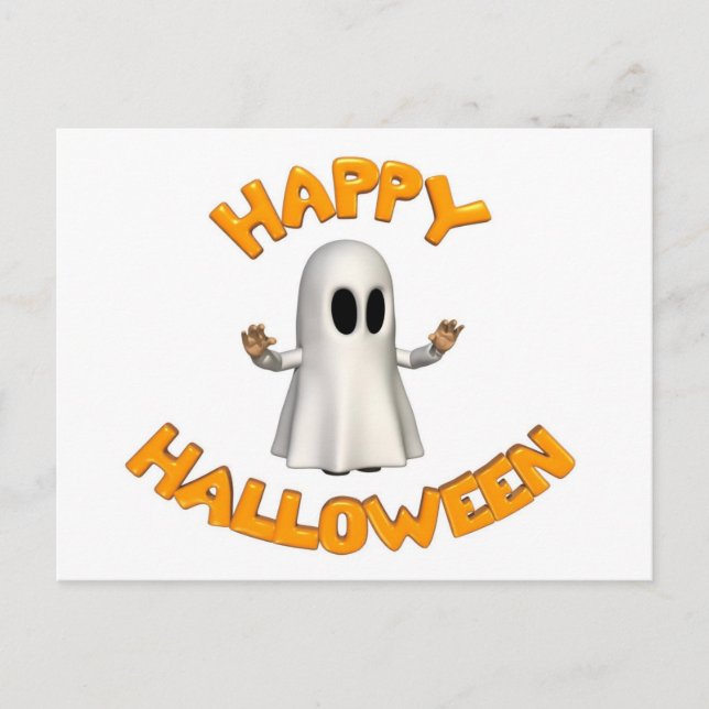Happy Halloween Postcard (Front)