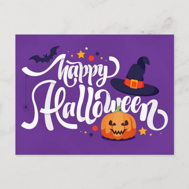 Happy Halloween Postcard (Front)