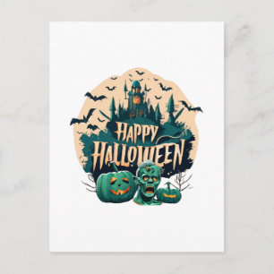 Happy Halloween Postcard