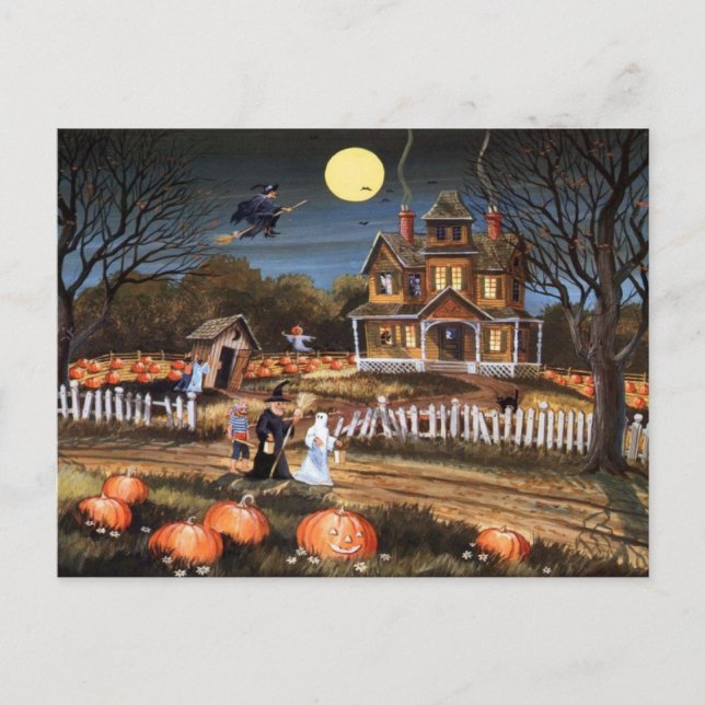 Happy Halloween Postcard (Front)