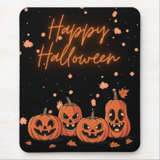 Happy Halloween Postcard Mouse Mat