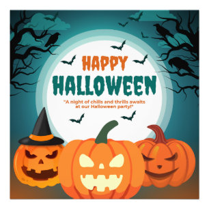 Happy Halloween Poster! Photo Print