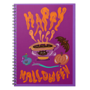 Happy Halloween potion coffee witche’s drink Notebook