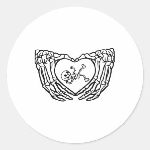 Happy Halloween Pregnant Ba Classic Round Sticker