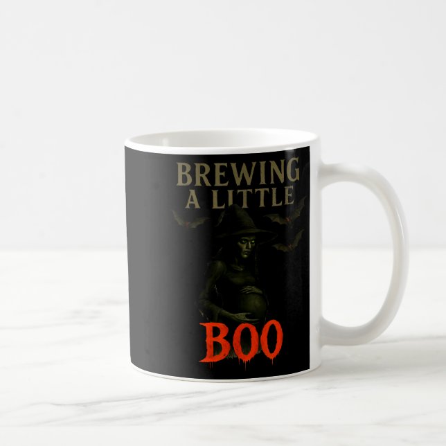 Happy Halloween Pregnant Baby Skeleton Soky Season Coffee Mug (Right)