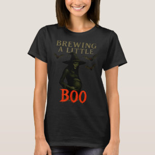 Happy Halloween Pregnant Baby Skeleton Soky Season T-Shirt