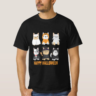 Happy Halloween Pug Dogs Cute French Bulldog Lover T-Shirt
