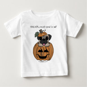 Happy Halloween-Pug in Jack O' Lantern Baby T-Shirt