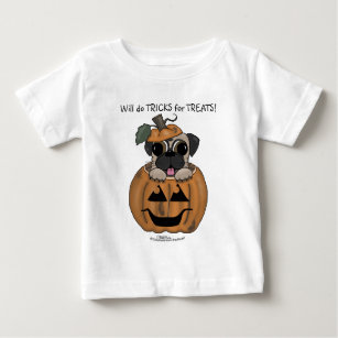 Happy Halloween-Pug in Jack O' Lantern Baby T-Shirt