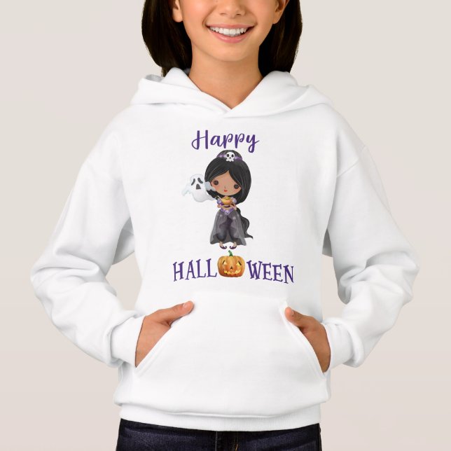 Happy Halloween pullover hoodie Princess pullover (Front)