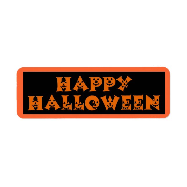 Happy Halloween Pumpkin (Front)