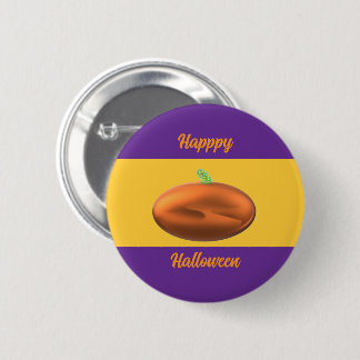 Happy Halloween Pumpkin 6 Cm Round Badge